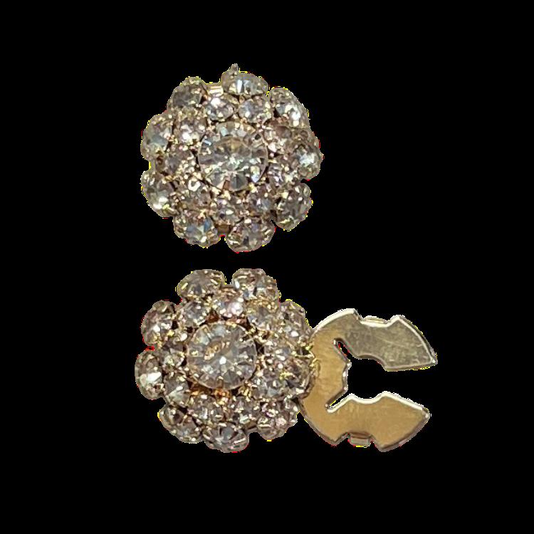 Lekker gull blomst. glassperler og gull