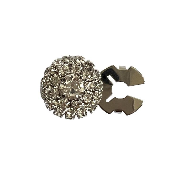 Lekker klar blomst. glassperler og sølv